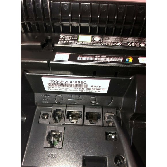 Polycom VVX 300 Phone Power Cord Handset Coiled Cord 6-Line HD Voice - Picture 3 of 4